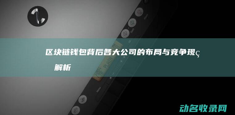 区块链钱包背后 各大公司的布局与竞争现状解析 (区块链钱包背景图)